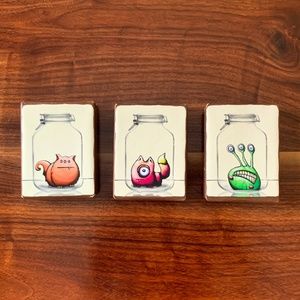 KUDU-LAH Mason Jar Critter Triptic!